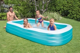 Inflatable Family Pool - Aqua Blue 3.05m x.83m x 56cm