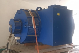 Turbine and synchronous generator Marelli 2075kva 690v for sale